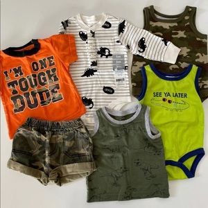 0-3 month baby boy clothes lot